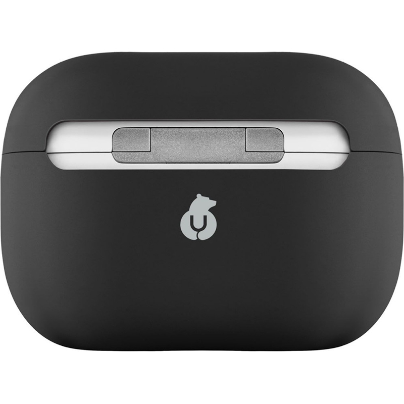 Чехол защитный Airpods Pro 2 Touch Silicone  Case, 0,8 мм, силиконовый, Черный